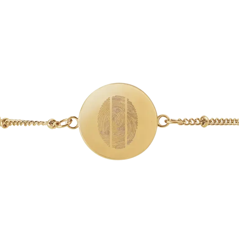 Fingerabdruck mit drei Abdrücken Armband