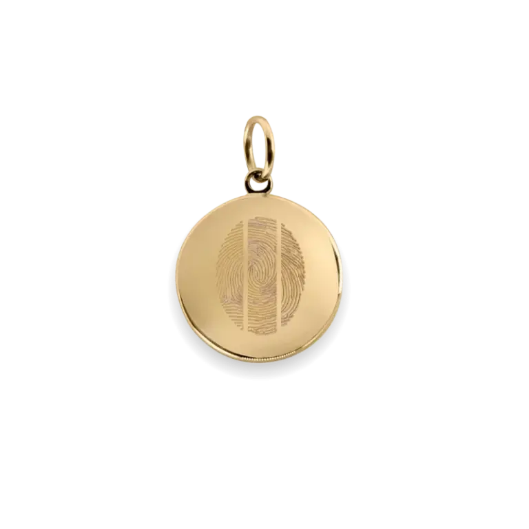 Fingerabdruck mit drei Abdrücken Charm