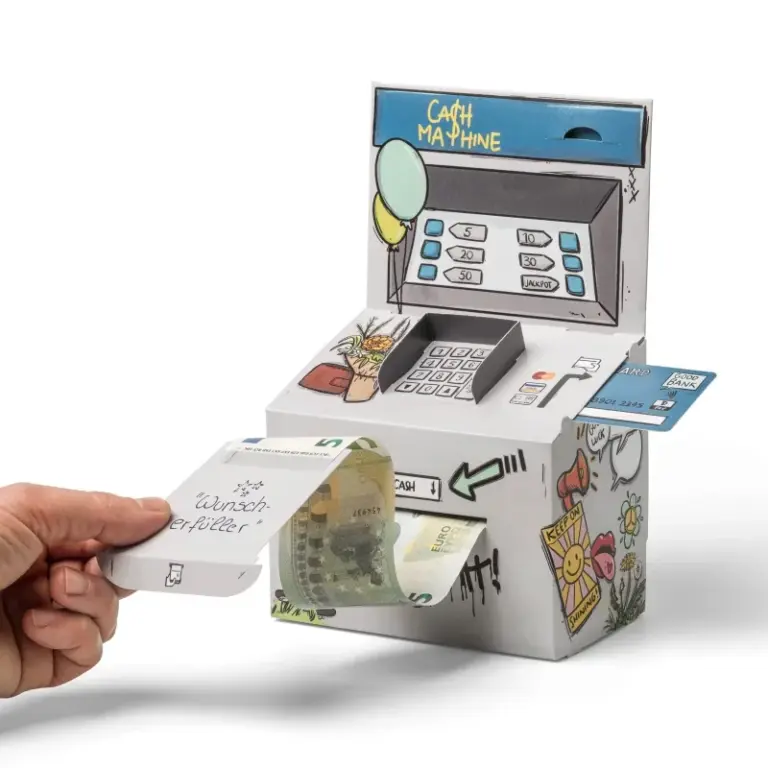 Geld-O-Mat City – DIY-Geldautomat als originelle Geschenkbox