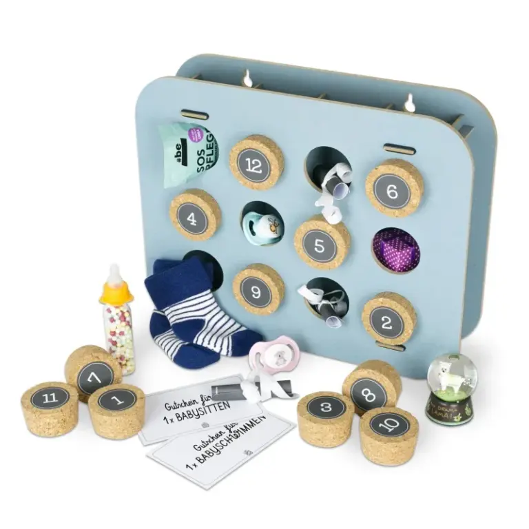 Geschenk-Kalender, blau