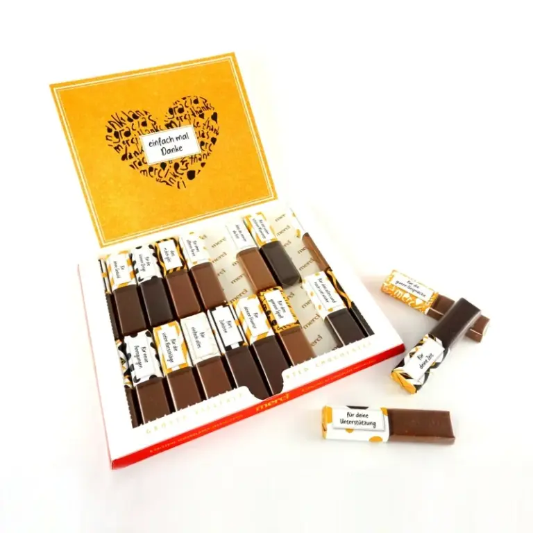 Merci-Aufkleber, Danke an eine Person